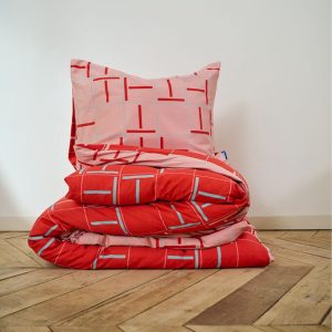 Funda de almohada Graphic Red
